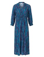 Fitted flowy midi dress femme La Fiancée
