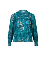 Organic cotton macramé shirt femme La Fiancée