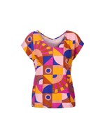 Organic cotton V-neck T-shirt femme La Fiancée