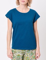 Organic cotton lace T-shirt femme La Fiancée