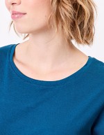 Organic cotton lace T-shirt femme La Fiancée