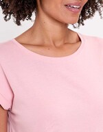 Organic cotton lace T-shirt femme La Fianc&eacute;e