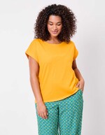 Organic cotton lace T-shirt femme La Fiancée