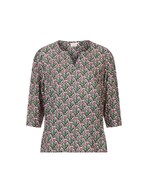 Flowy Tunisian collar blouse femme La Fiancée