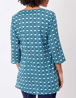 Printed organic cotton women’s tunic femme La Fiancée