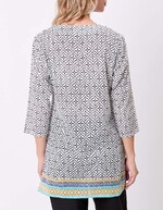 Printed organic cotton women&rsquo;s tunic femme La Fianc&eacute;e