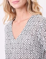 Printed organic cotton women&rsquo;s tunic femme La Fianc&eacute;e