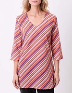 Printed organic cotton women’s tunic femme La Fiancée