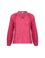 Striped organic cotton long-sleeve blouse femme La Fiancée