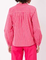 Striped organic cotton long-sleeve blouse femme La Fiancée