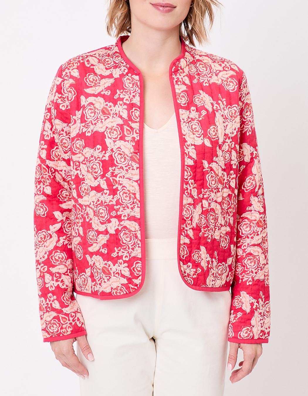 Reversible organic cotton quilted jacket femme La Fianc&eacute;e