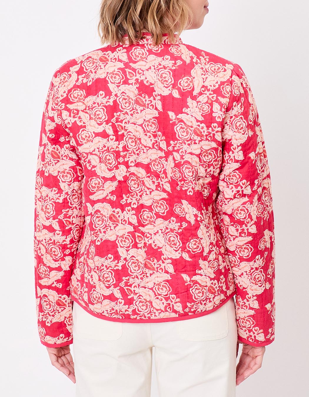 Reversible organic cotton quilted jacket femme La Fianc&eacute;e