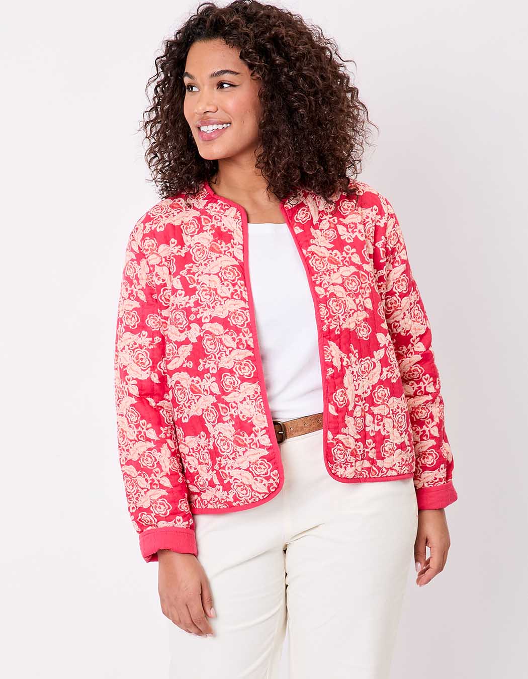 Reversible organic cotton quilted jacket femme La Fianc&eacute;e