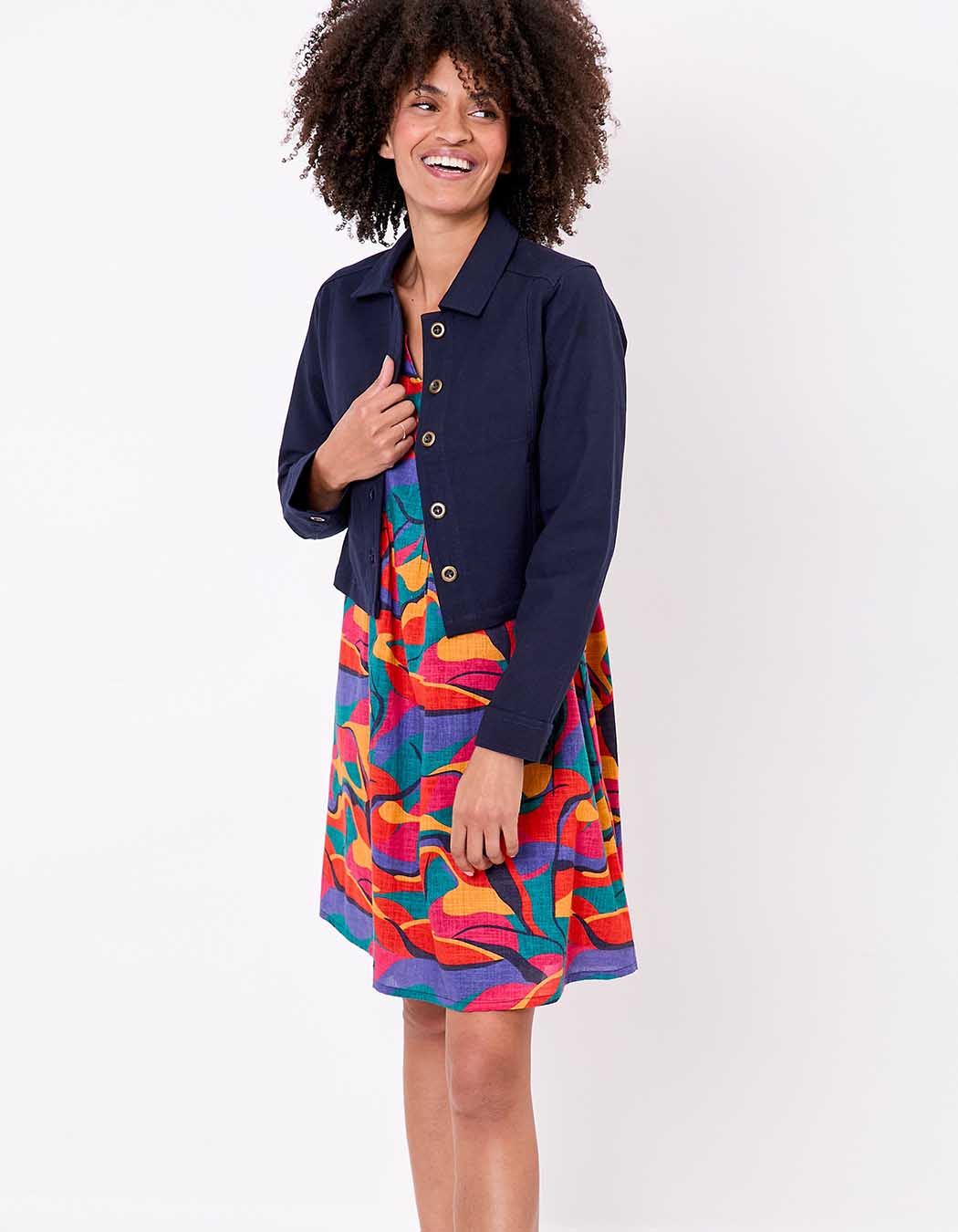 Short organic cotton jacket femme La Fiancée