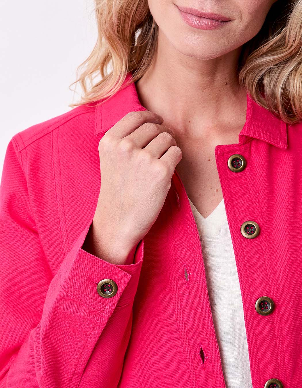 Short organic cotton jacket femme La Fiancée