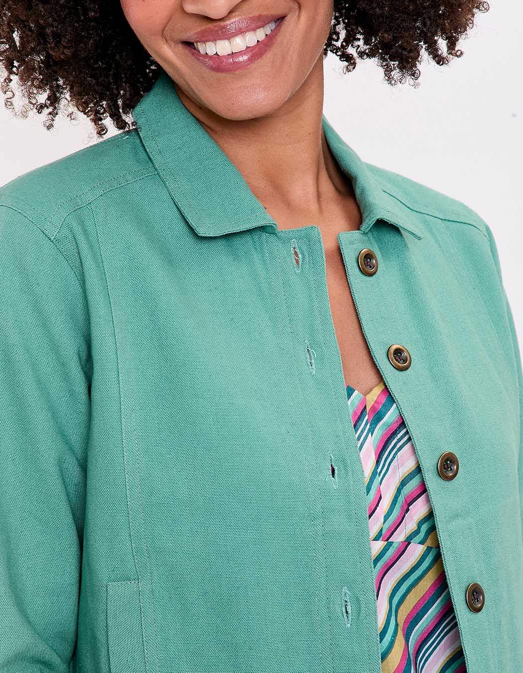 Short organic cotton jacket femme La Fiancée