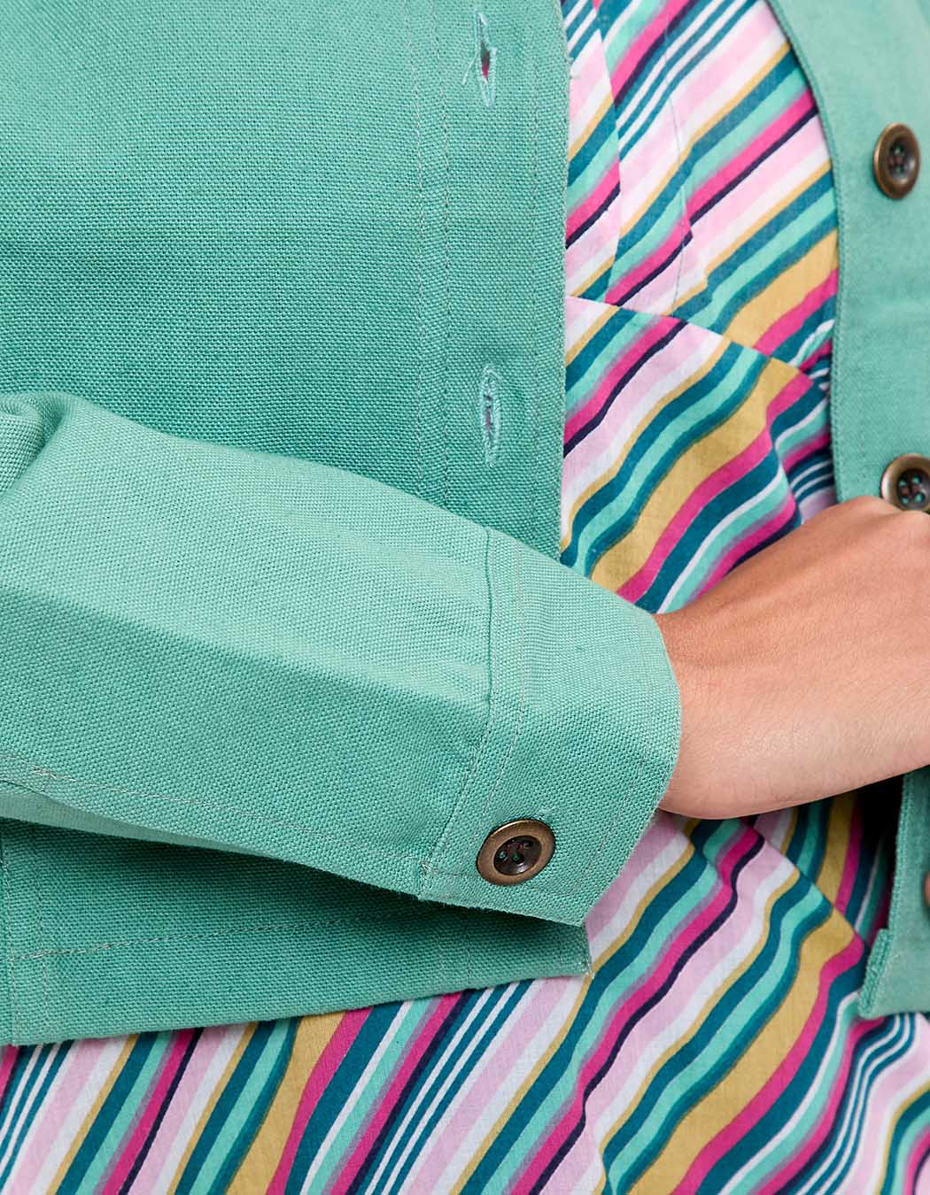 Short organic cotton jacket femme La Fiancée