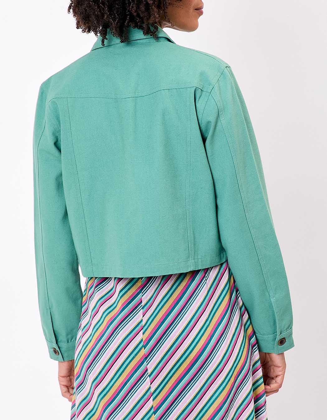 Short organic cotton jacket femme La Fiancée