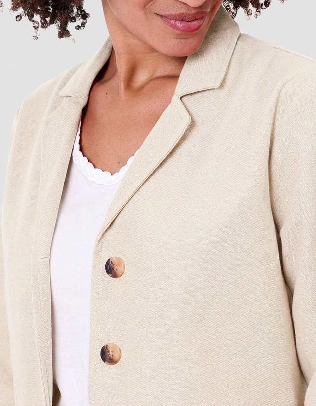 Organic cotton safari jacket femme La Fianc&eacute;e