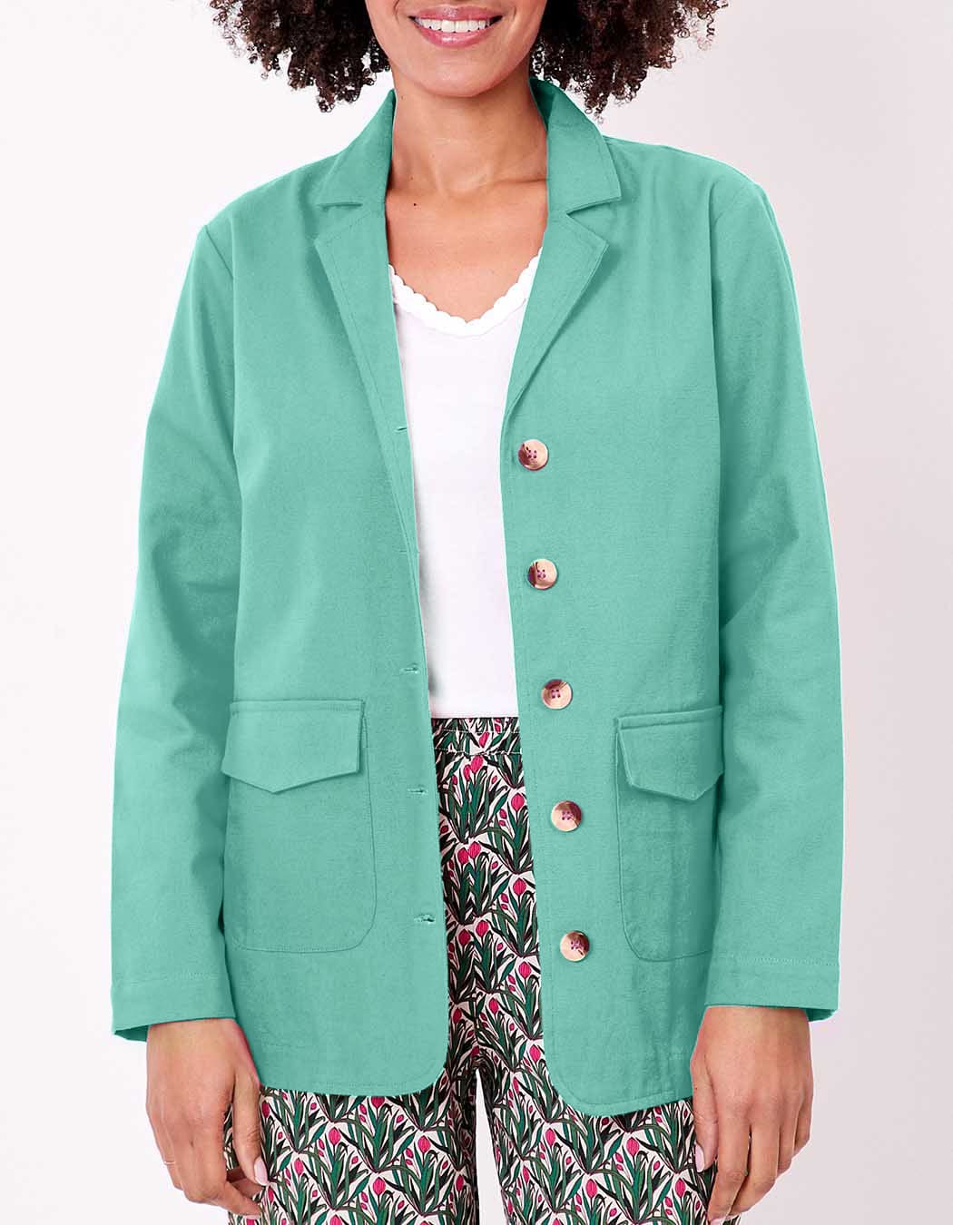 Organic cotton safari jacket femme La Fiancée