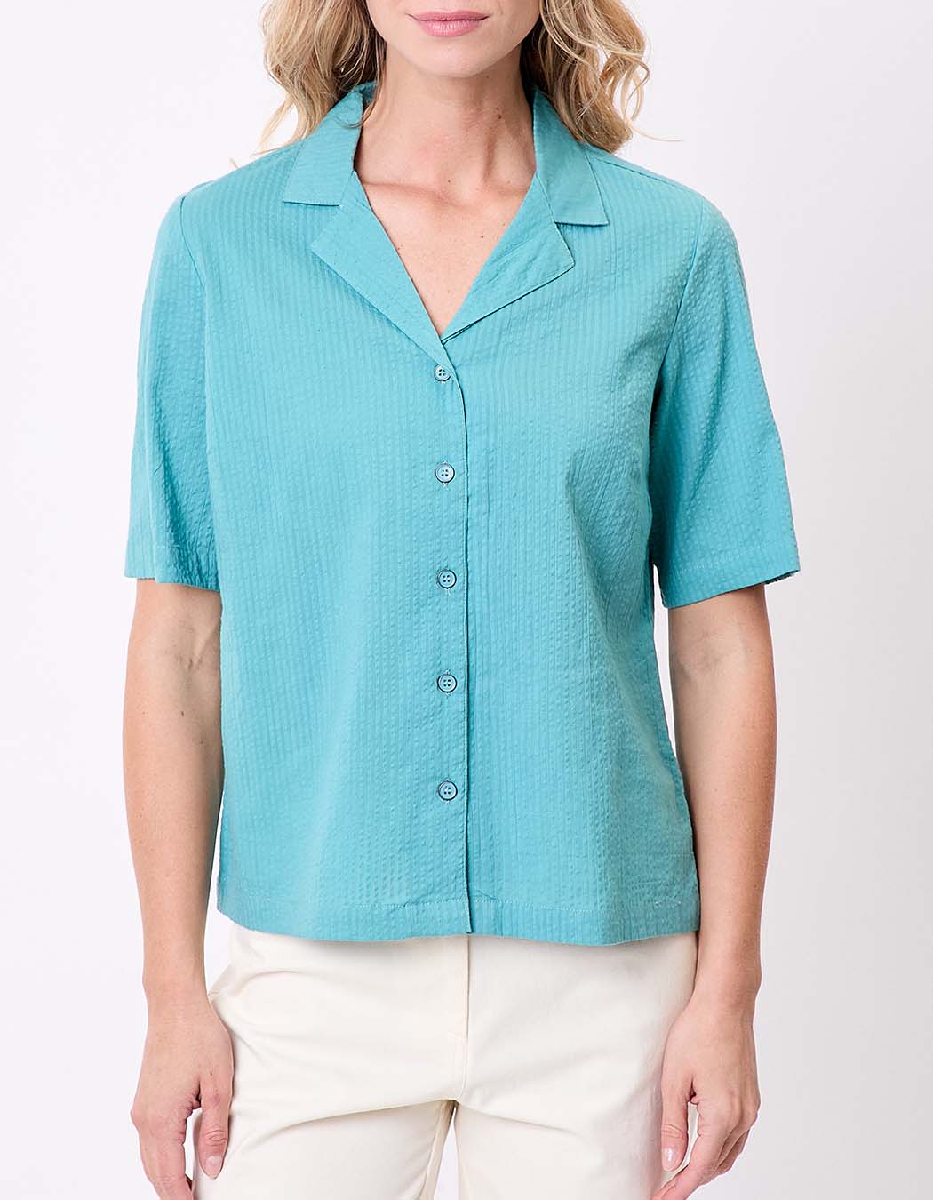 Crinkled cotton shirt femme Princesse Nomade