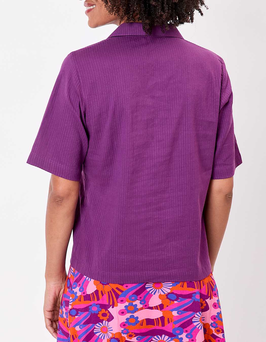 Crinkled cotton shirt femme Princesse Nomade