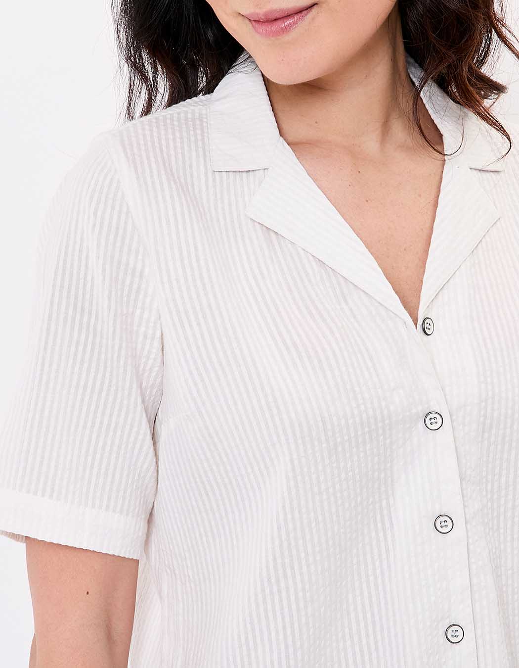 Crinkled cotton shirt femme Princesse Nomade