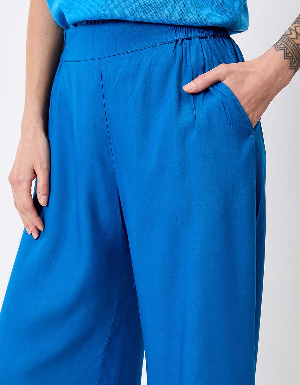 Flowy elasticated wide-leg trousers femme Princesse Nomade
