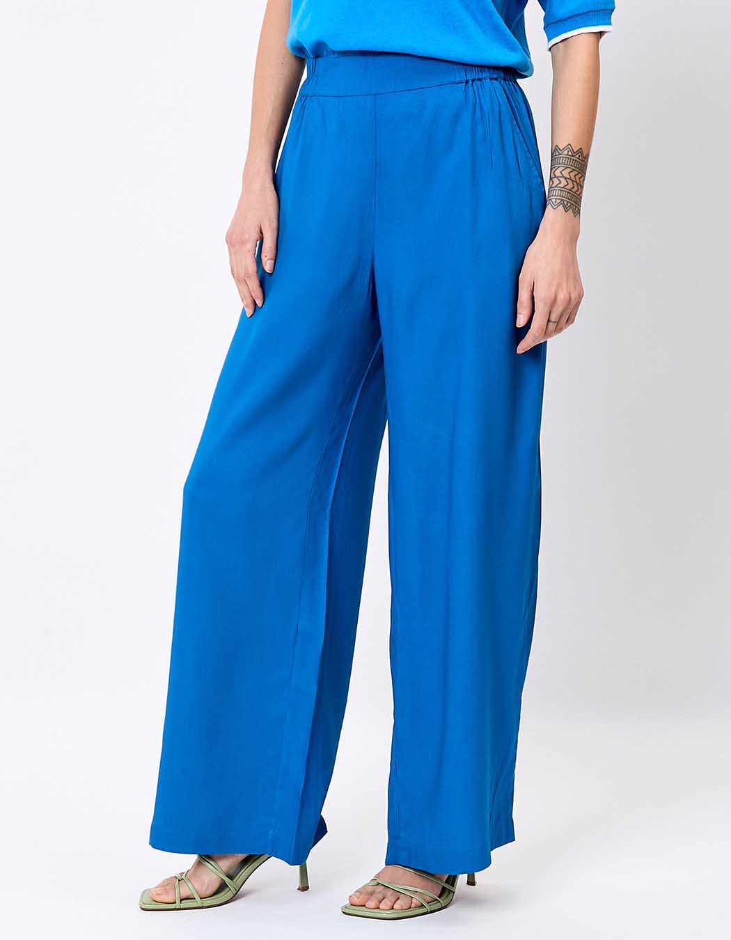 Flowy elasticated wide-leg trousers femme Princesse Nomade
