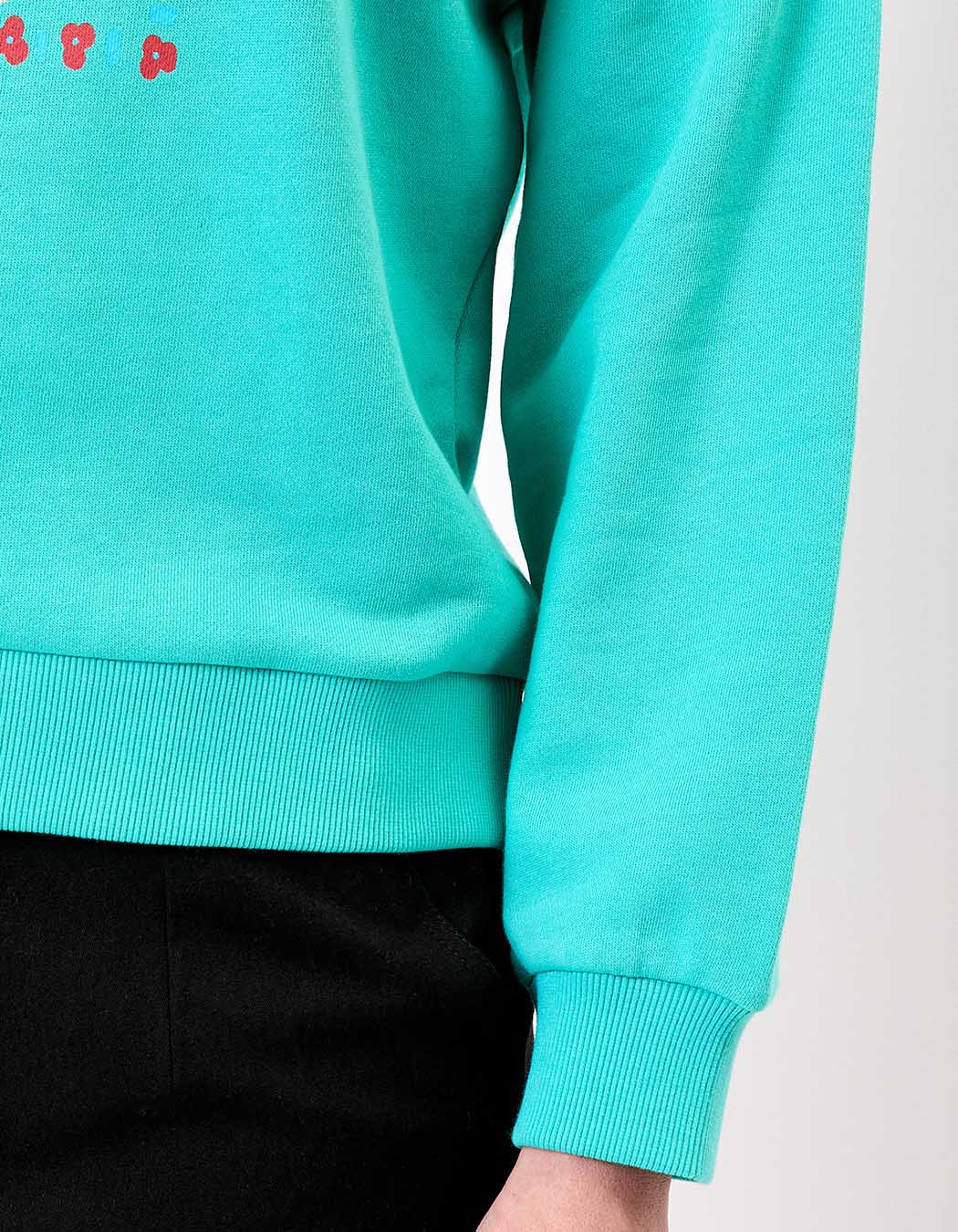 Organic cotton crew neck sweatshirt femme Princesse Nomade