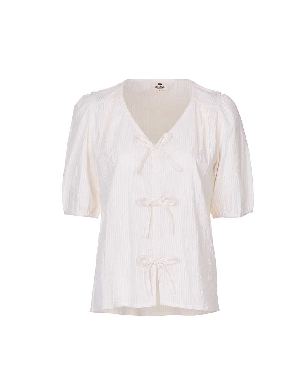 Balloon sleeve gauze cotton blouse femme Princesse Nomade