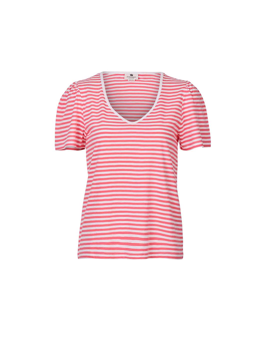 Organic cotton striped T-shirt femme Princesse Nomade