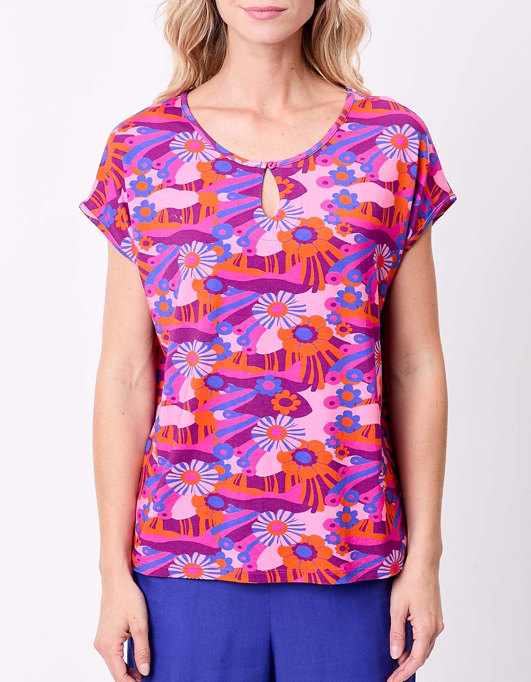 Loose flowy knit T-shirt femme Princesse Nomade