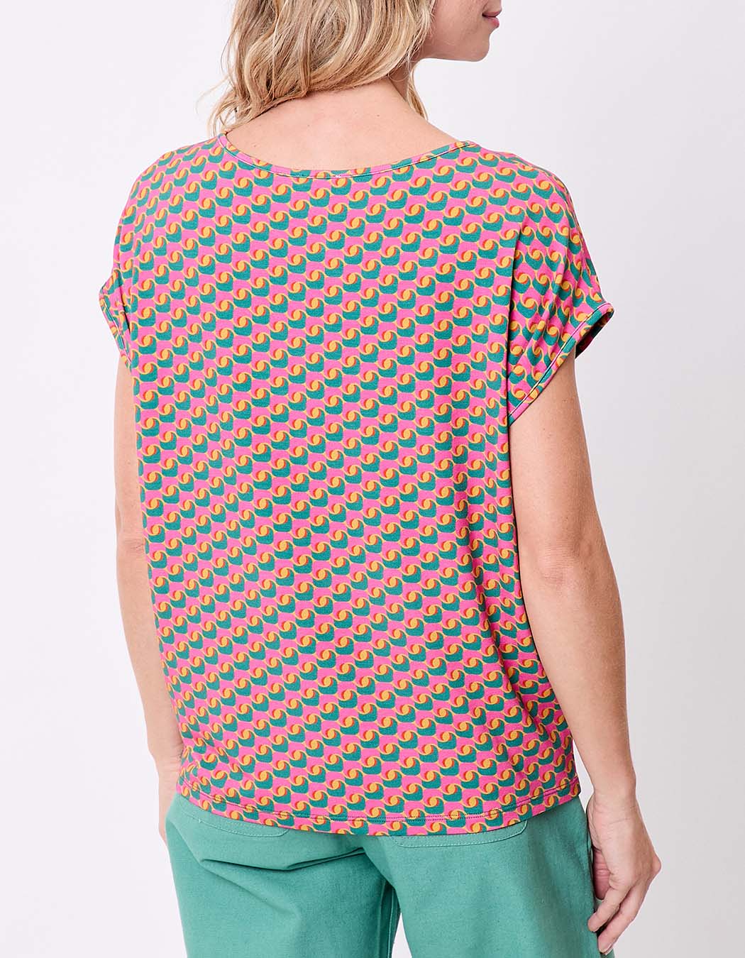 Loose flowy knit T-shirt femme Princesse Nomade