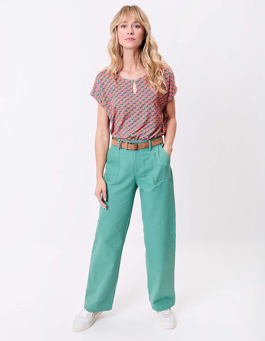 Loose flowy knit T-shirt femme Princesse Nomade