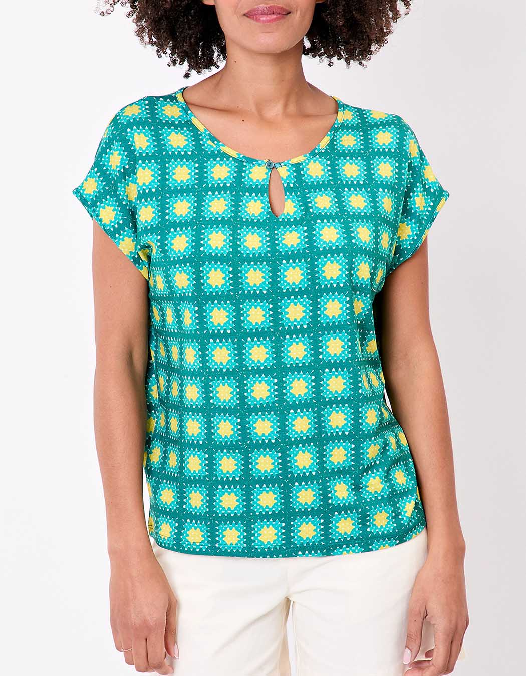 Loose flowy knit T-shirt femme Princesse Nomade
