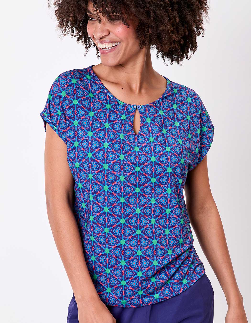 Loose flowy knit T-shirt femme Princesse Nomade
