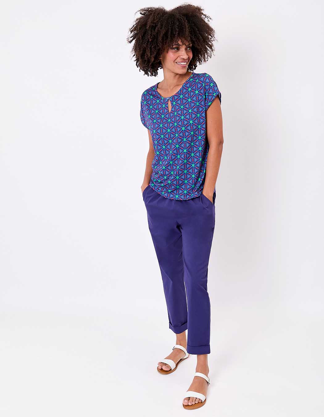 Loose flowy knit T-shirt femme Princesse Nomade