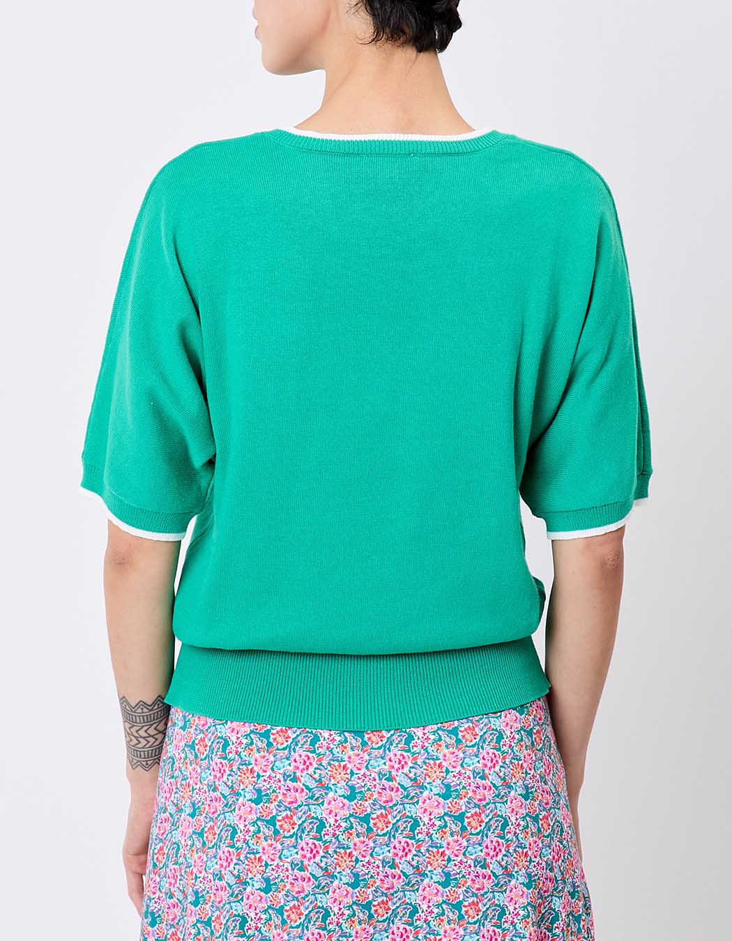 Cotton V-neck polo shirt femme Princesse Nomade