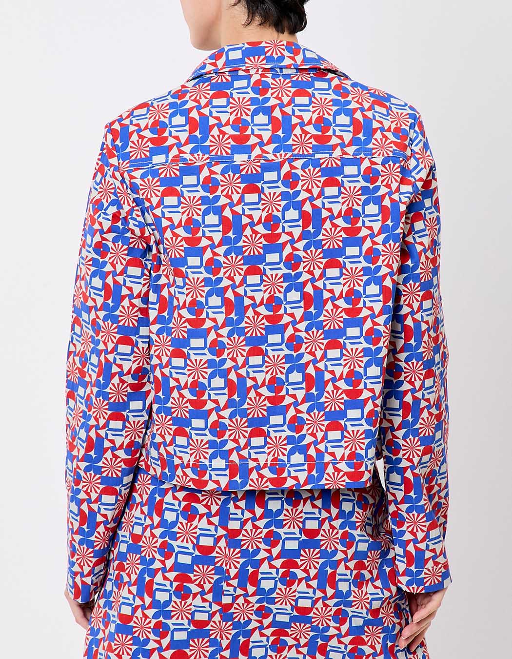 Short stretch cotton jacket femme Princesse Nomade