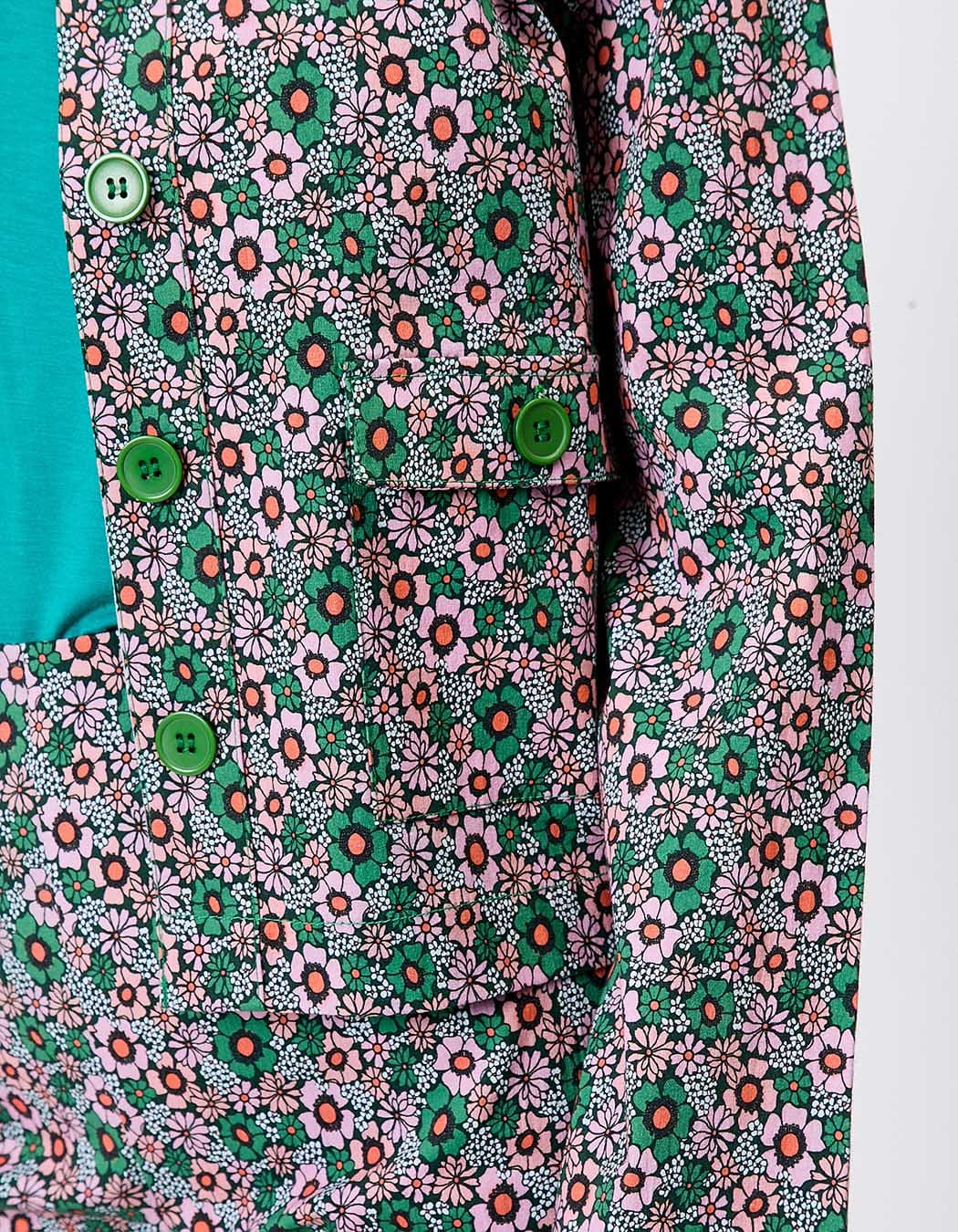 Short stretch cotton jacket femme Princesse Nomade