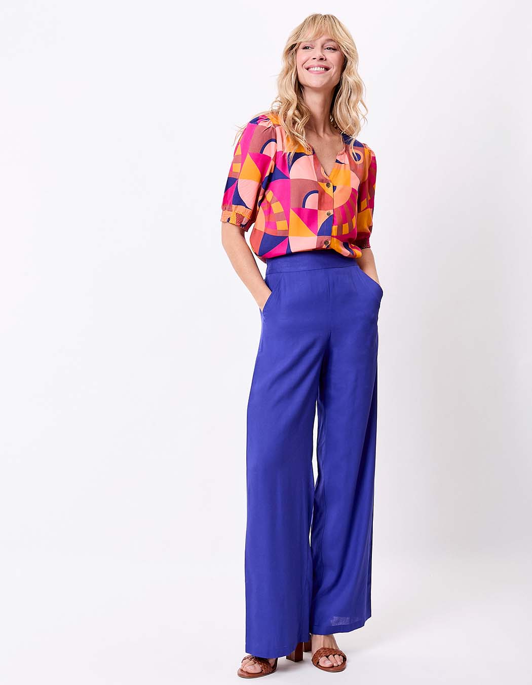 Loose fluid trousers femme La Fiancée