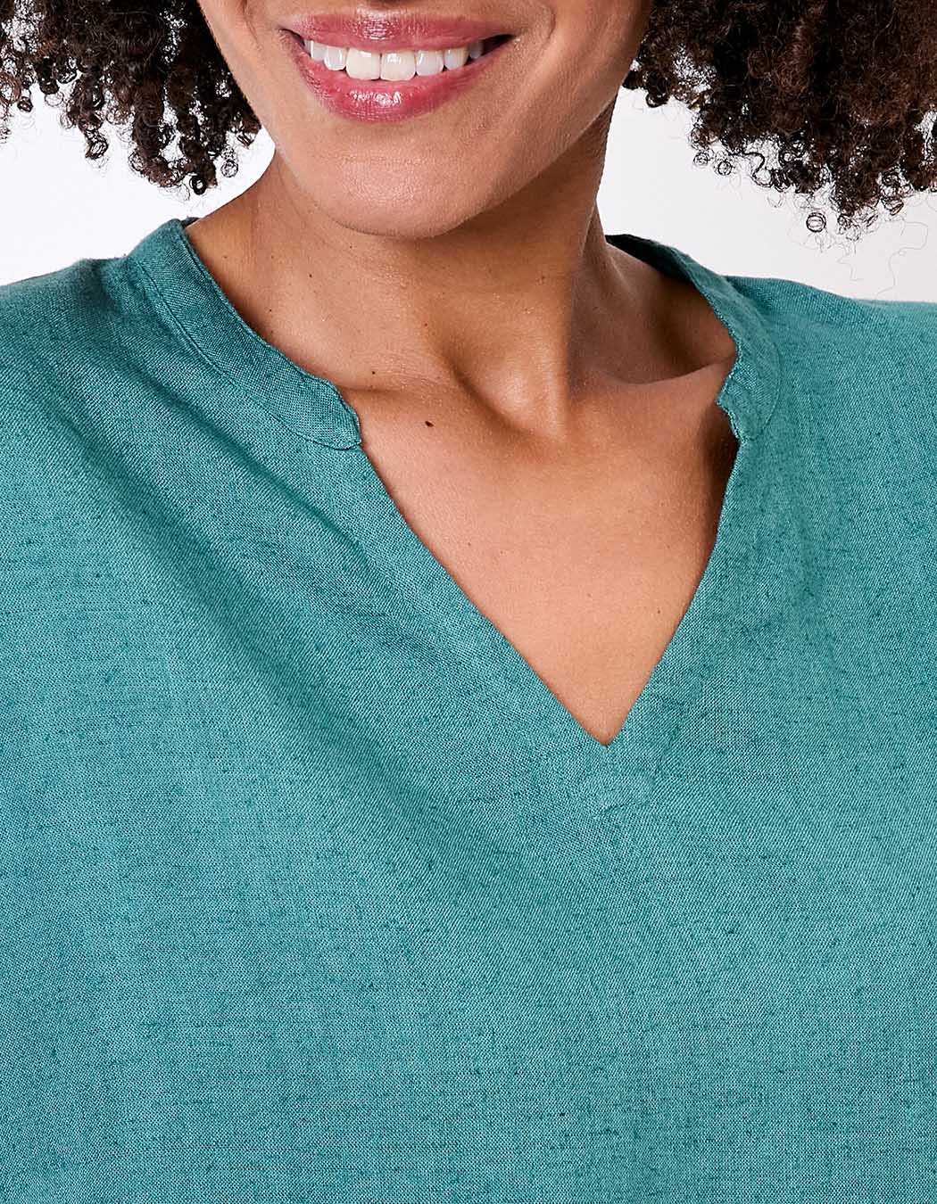 Fluid linen T-shirt femme La Fiancée