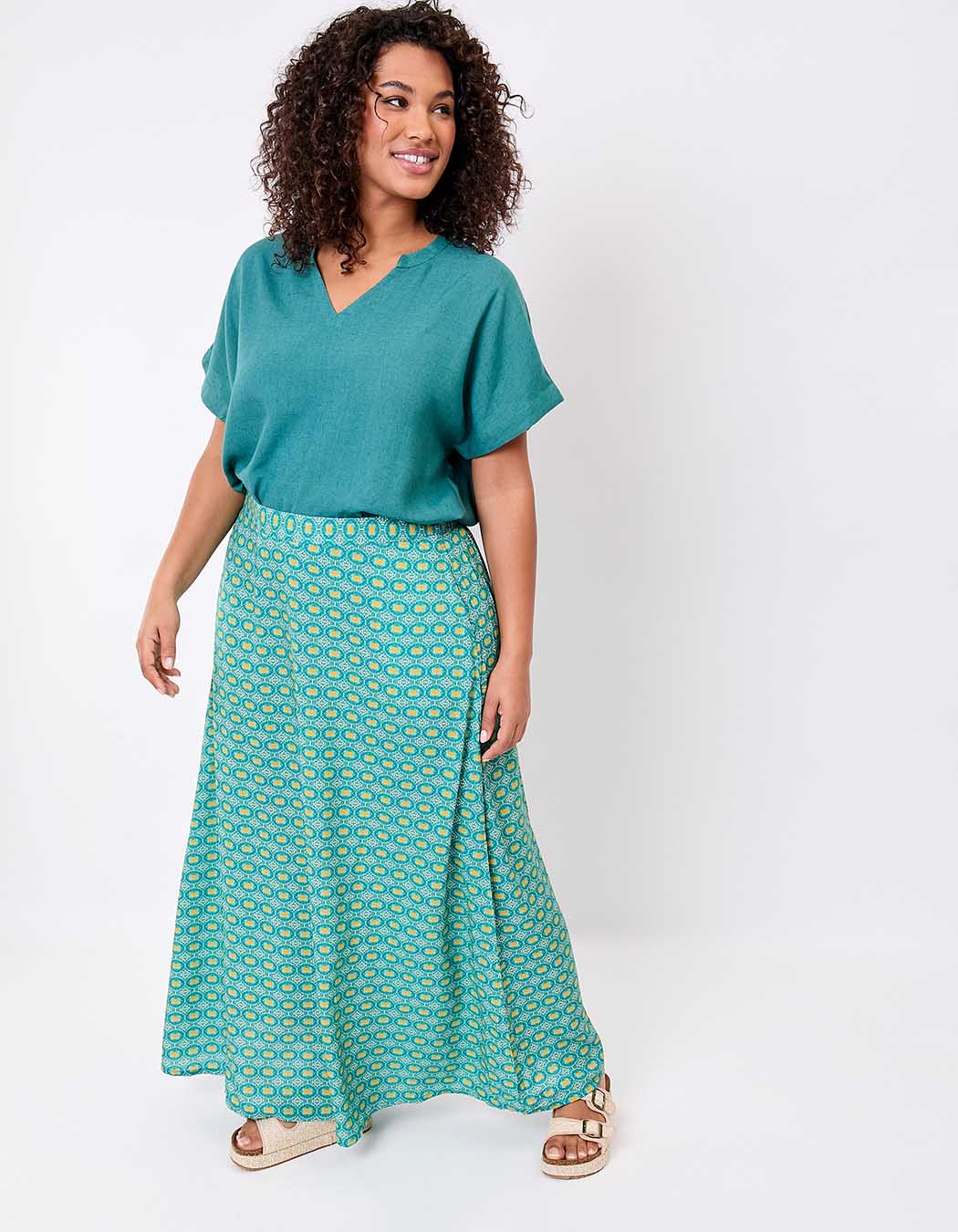 Fluid linen T-shirt femme La Fiancée