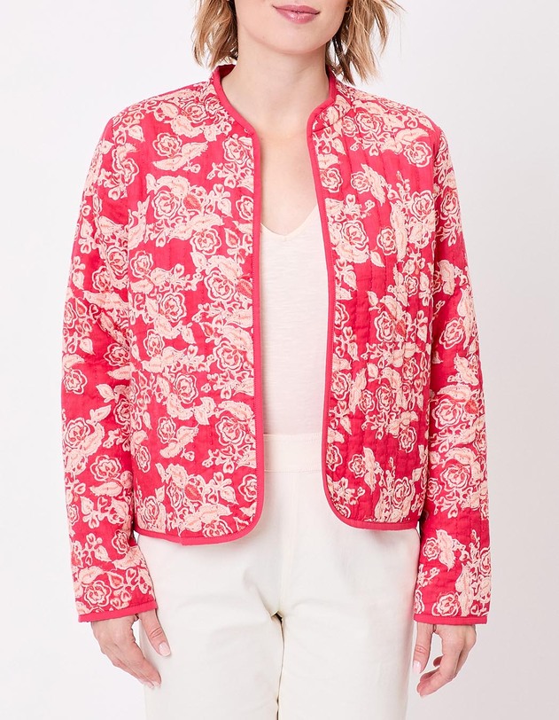 Reversible organic cotton quilted jacket femme La Fianc&eacute;e