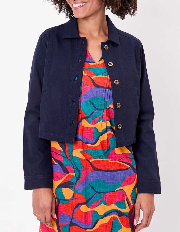 Short organic cotton jacket femme La Fianc&eacute;e