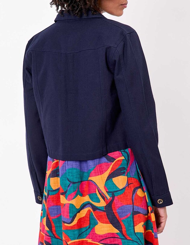 Short organic cotton jacket femme La Fianc&eacute;e