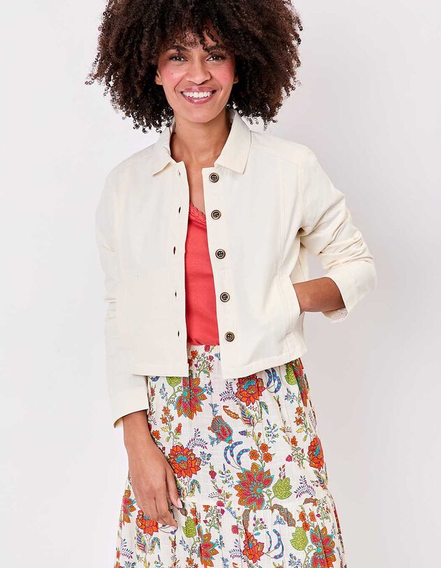 Short organic cotton jacket femme La Fianc&eacute;e