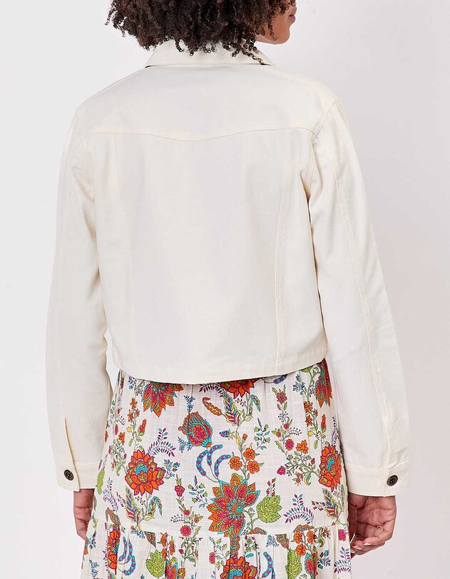 Short organic cotton jacket femme La Fianc&eacute;e