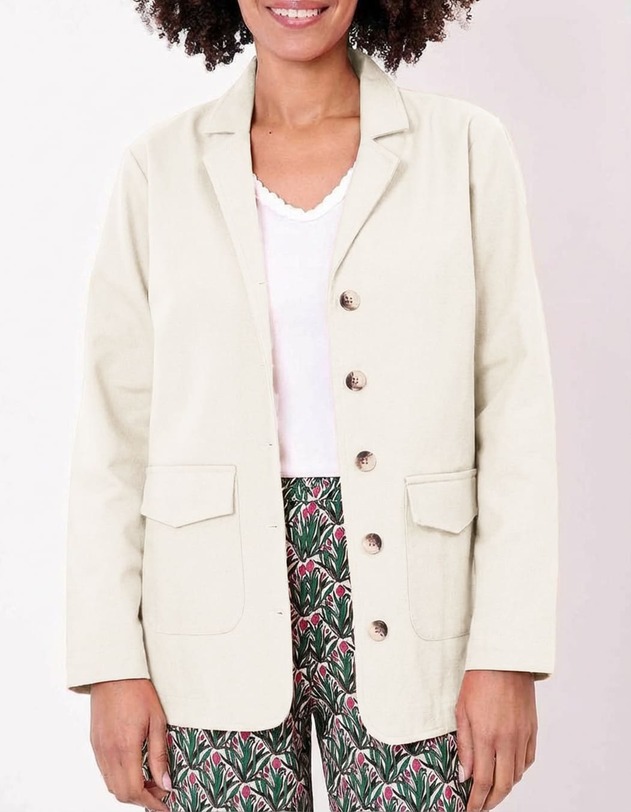 Organic cotton safari jacket femme La Fianc&eacute;e